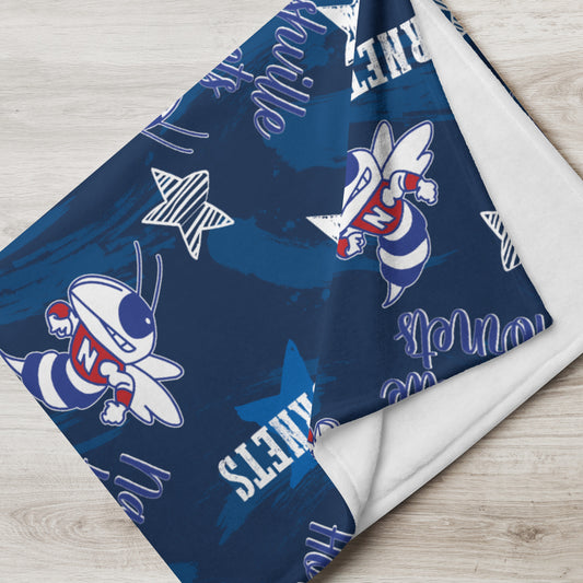 Nashville Hornets Throw Blanket