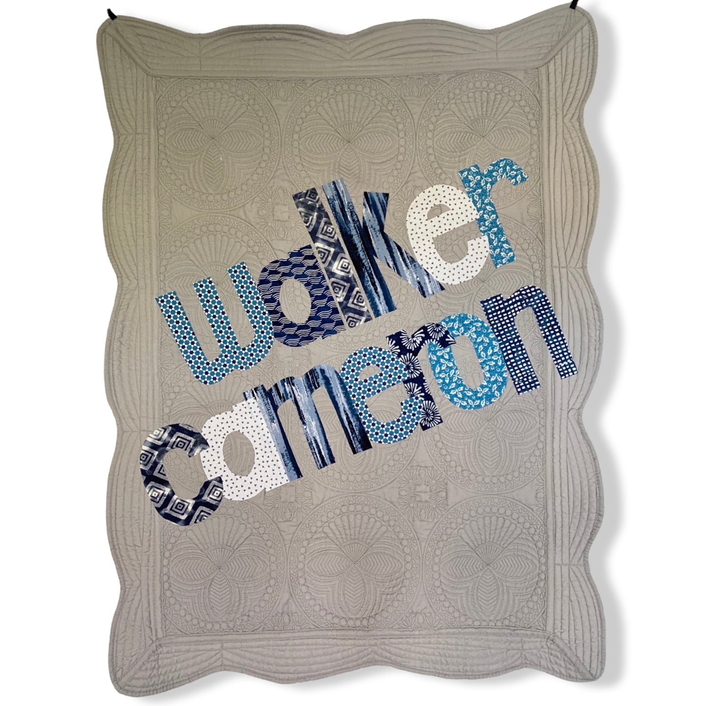 Personalized Name Baby Quilt - Name Only